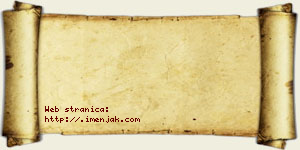 Mileva Jaglikić vizit kartica